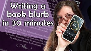 Writing my books blurb in 30 minutes [upl. by Joerg794]