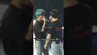 This Taekook moment 💜💚 taekook bts kimnamjoon [upl. by Auqenahc]