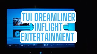 TUI Dreamliner Inflight Entertainment Screen Guide [upl. by Lamp593]