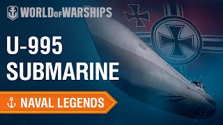 ⚓ Naval Legends Marathon Submarine U995  🔊 Now in 6 languages [upl. by Namaan713]