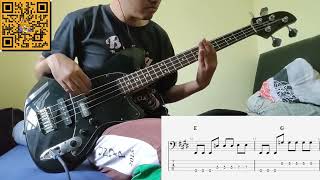 Mustang  Kings of Leon Bass Cover and Tab [upl. by Hnaht]