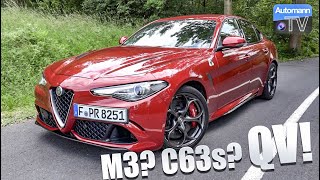 Alfa Giulia Quadrifoglio  AutomannTalks 60FPS [upl. by Ielerol]