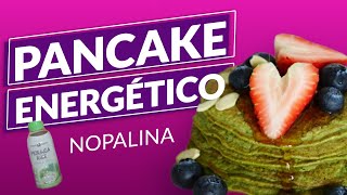 Receta de pancakes de harina de almendra y Moringa  Nopalina  Rutina de bajo impacto [upl. by Sallad]