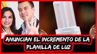 Turro Anuncian el incremento de la planilla de Luz [upl. by Pryor7]