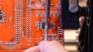 Hand Soldering 065mm Spacing TSSOP Package SMD SMT [upl. by Johannessen]