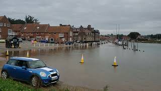 Blakeney Quay Norfolk High tide 94 metres 12th September 2022 [upl. by Adeehsar]