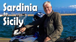 Motorradabenteuer Sardinien  Mit der Fähre von Cagliari nach Sizilien [upl. by Honoria97]