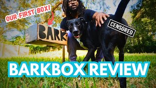 WE GOT A BARKBOX  Toy amp Treat Review [upl. by Iorio]