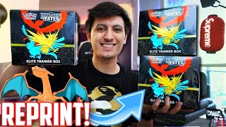 CHARIZARD PULLED OPENING POKEMON HIDDEN FATES REPRINT 2021 [upl. by Sarita]