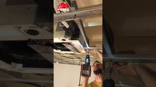 ✅ Drywall Ceilings 🔥 How to PLACE Reinforcements With Master F47 shorts drywall [upl. by Swope]