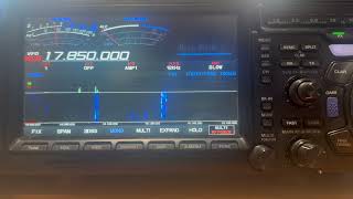 Radio France International 17850 kHz 22072024 [upl. by Publus]