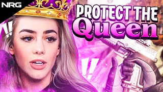 Protect the Queen but we are only allowed to use pistols ft aceu LuluLuvely and Rogue [upl. by Kerril]