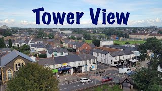 A 360 degree view from the Tower of St Marys Church Whitchurch Cardiff [upl. by Yoc500]