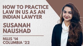 How To Become A Lawyer In USA After Doing Law From India  Ft Ms Susanah Naushad  Letter of Law [upl. by Attenaej931]