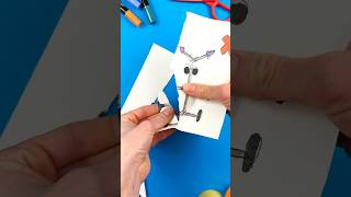 Making Paper Craft Trick with Creature from Banban 🔥papercraft trick tricks trickshots banban [upl. by Wadell119]