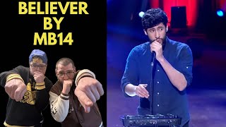 BELIEVER LIVE ON FR3  MB14 IMAGINE DRAGONS COVER UK Independent Artists React PURE TALENT [upl. by Anerbas631]