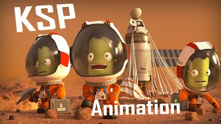 KSP 3D Animation Mission to Duna [upl. by Ahtenak]