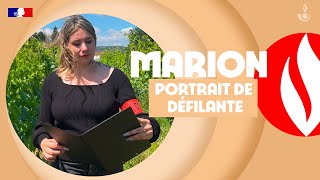 Portrait de défilante 14 juillet  Marion douanière à Valence [upl. by Ainessej]