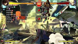 GGXRD Dustloop example using Runflame 2366P [upl. by Myriam]