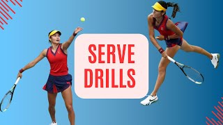 Tennis Serve Drills To Improve Power Accuracy amp Consistency [upl. by Gerc]