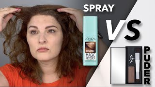 Grauen Ansatz kaschieren WOW Puder vs Magic Retouch Spray misolde [upl. by Aihcropal]