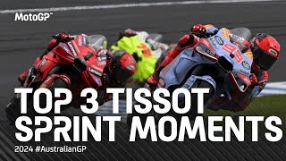 Top 3 Tissot Sprint Moments 🏃‍♂️  2024 AustralianGP [upl. by Allesig880]