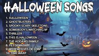 Halloween Songs 2024 🎃 Halloween Party Music Playlist 👻 Clean Halloween Songs Playlist [upl. by Esli]