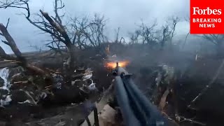 Russian Military Releases Bodycam Video Of Frontline Battle Between Russian And Ukrainian Forces [upl. by Audy]