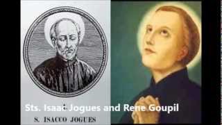 Saint of the Day  October 19  Sts Isaac Jogues and Rene Goupil [upl. by Sherry]