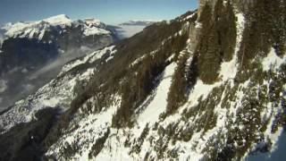 Speedriding in Wengen Switzerland [upl. by Searby]