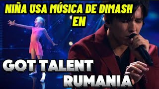 NIÑA USA MÚSICA DE DIMASH EN GOT TALENT RUMANÍA  NOTICIAS [upl. by Irep]