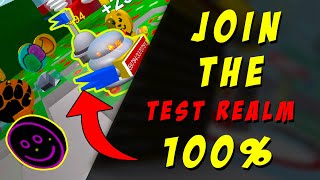 😲How To Join The TEST REALM WORKING in Bee Swarm Simulator Roblox [upl. by Gaspar]