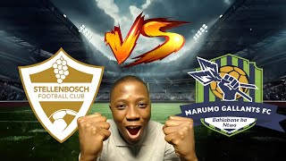 STELLENBOSCH FC VS MARUMO GALLANTS LIVE WATCHALONG [upl. by Swanhildas]