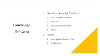 Session 61 Navanayaka Calculation amp Rashiphala Predictions 19032023 [upl. by Ahcorb]