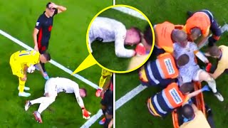 Ter Stegen CRAZY Injury against Villarreal 🤕 [upl. by Gertrudis]