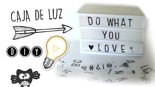 TUTORIAL CAJA DE LUZ MUY FÁCIL  ESTILO NÓRDICO [upl. by Redliw]