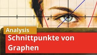 Schnittpunkte zweier Graphen berechnen  Kurvendiskussion [upl. by Robertson596]