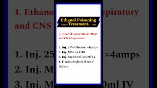 Ethanol Poisoning treatment poison treatment [upl. by Atnoved]