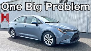 2024 Toyota Corolla le has One BIG Problem All Specs amp Test Drive [upl. by Enilekaj]