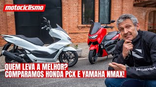 COMPARAMOS HONDA PCX E YAMAHA NMAX [upl. by Martelli564]