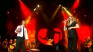 Lara Fabian ft Gigi Dalessio Un cuore malato french and italian 2 videos in 1 [upl. by Willard]