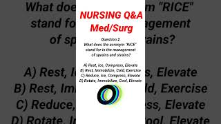 Nursing Questions And Answer  MedSurgical Questions prometric Nclex medicalsurgicalnursing [upl. by Nadnarb]