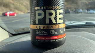 Gold Standard Pre Advanced Pre Workout review Strawberry Mango Daiquiri Flavor [upl. by Spiers608]