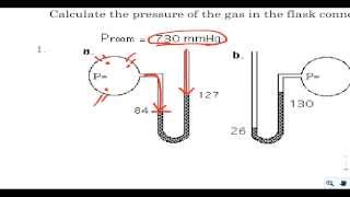 Manometer Example Problems [upl. by Ellehcal134]