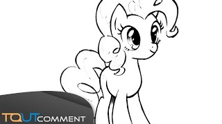 Comment dessiner Pinkie Pie de Mon petit poney  how to draw pinkie pie my little pony [upl. by Reina]