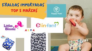 Fralda Ecológica  Top 5 marcas Importadas [upl. by Enelrats89]