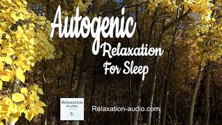 Autogenic Relaxation for Sleep [upl. by Miguel610]