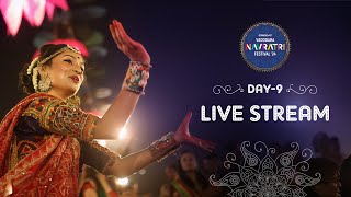 Vadodara Navratri Festival 2024  Navratri Nonstop Garba Live  Day 9 [upl. by Reg]