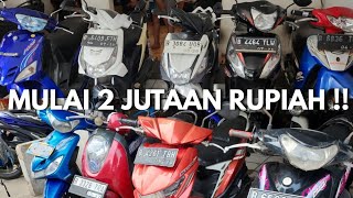 UPDATE HARGA MOTOR BEKAS MURAH MULAI 2 JUTA RUPIAH CASH [upl. by Adnirak]