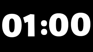 ⏳✨ Temporizador de 1 Minuto  Cuenta Atrás Perfecta para Desafíos Rápidos y Tareas Breves ⚡ [upl. by Nosam]